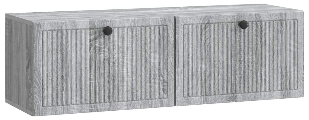 vidaXL Wandmontierter TV-Schrank Graues Sonoma 98 x 31 x 30 cm