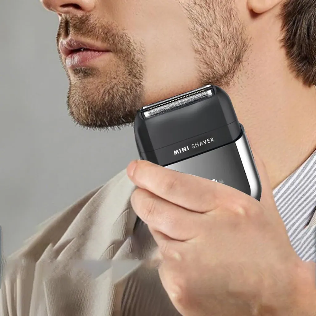 Rasoir de voyage USB compact pour homme idéal pour un rasage de secours - 2