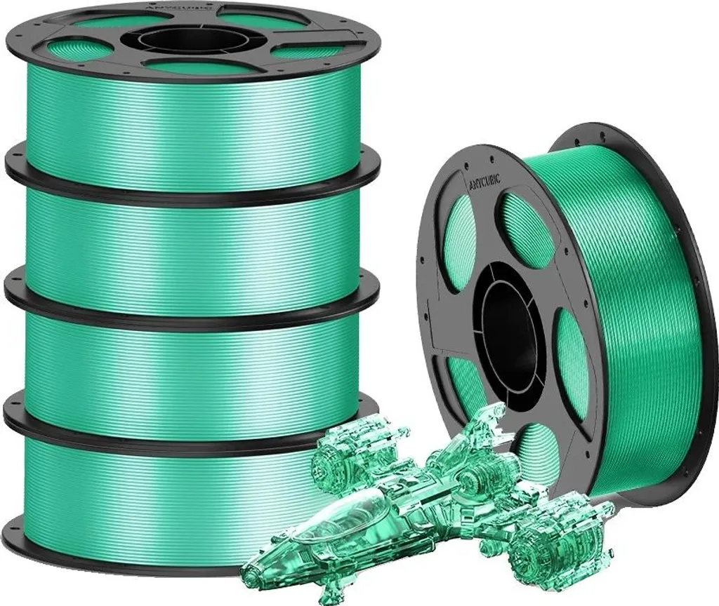 Filamento PETG 1.75mm 5KG Verde T-Verde - Bobina Industriale Alta Tenacità