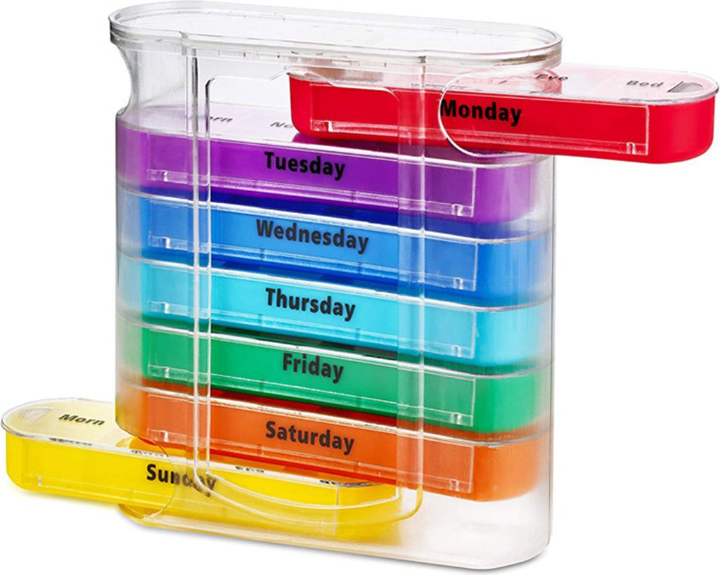 7 Tage Woche Pille Box Tragbare Pillen Aufbewahrungsschublade Typ 28 Gitter Medizin Tablette Spender Fall Vitamin Organizer fuer Reisen