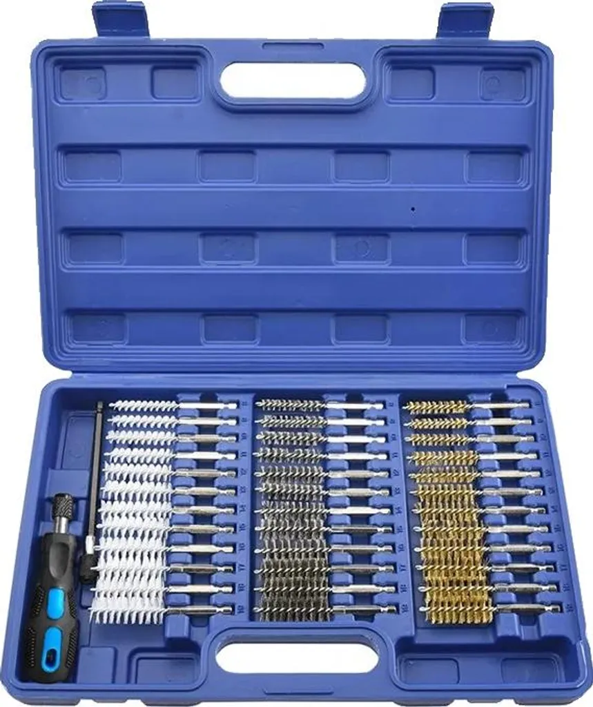 Set 38 Spazzole Metalliche Professionali per Trapano | Kit Pulizia Metalli