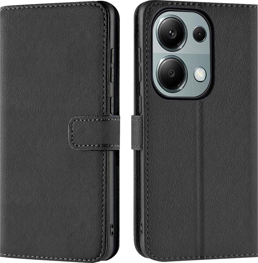 Book Case für Xiaomi Redmi Note 13 Pro 4G Hülle Flip Cover Handy Tasche Schutz Hülle Etui