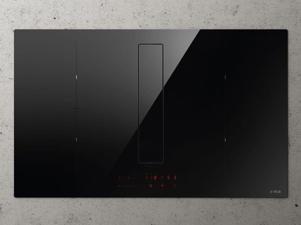 Vakuum-induktionskochfeld 83 cm 4 brenner 7400 w schwarz Produktbild 