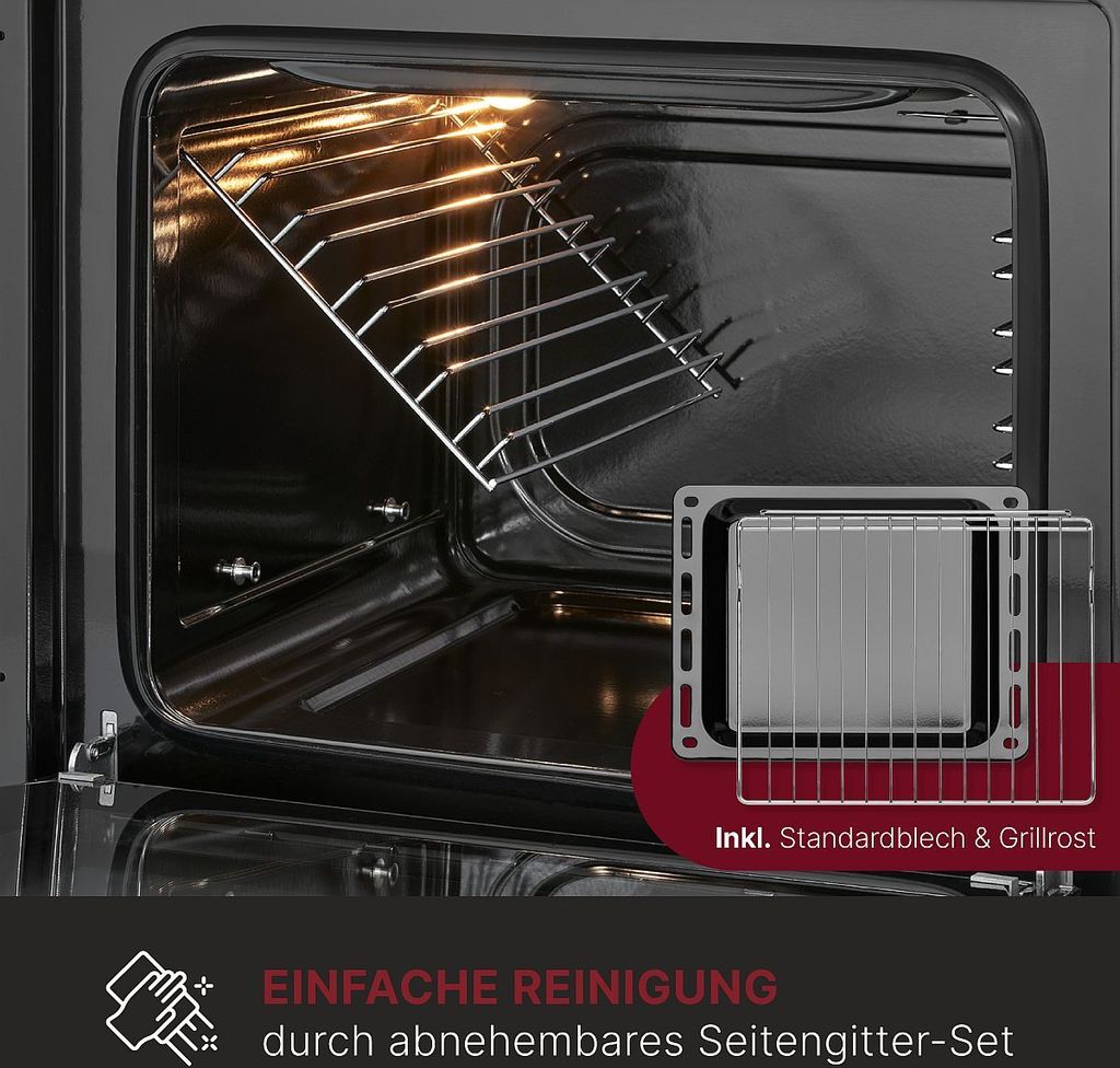 Bomann Backofen mit 60cm Glaskeramik-Kochfeld | Produktbild 6