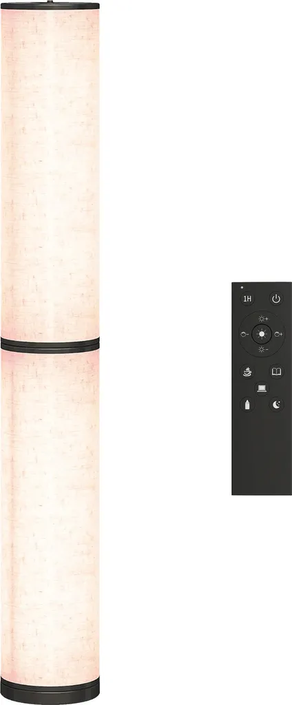 Lampadaire LED Beige Anti-Fatigue Visuelle avec Minuterie et Télécommande