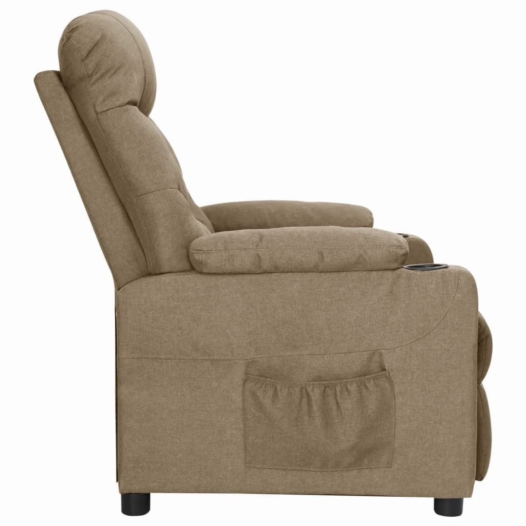 "2026 Aktion"Einzelsessel moderne - CLORIS - Relaxsessel - Polstersessel Taupe Stoff - 73 x 94 x 101,5 cm - NeuMöbel3465577