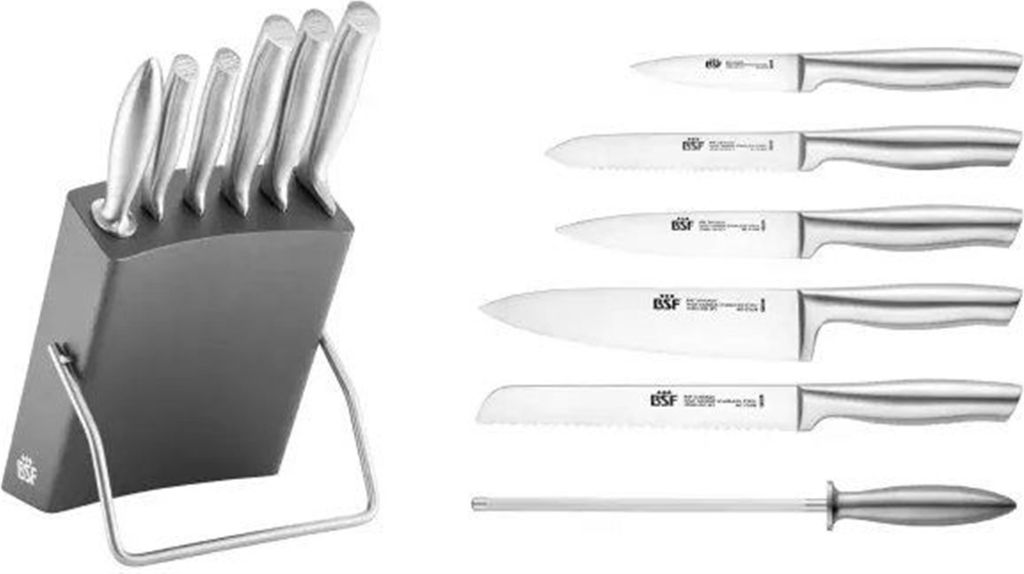 Bsf chicago messer set von 5 in block