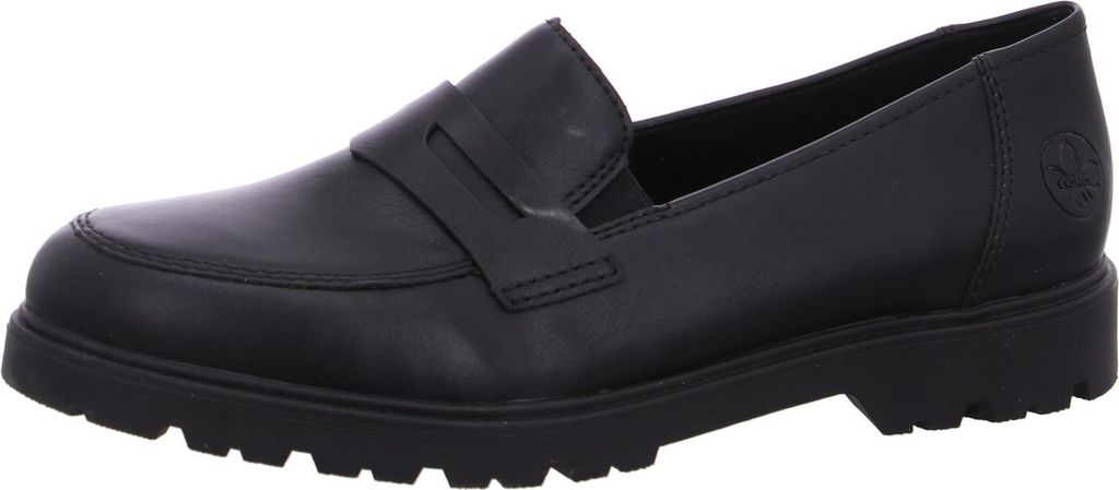 Rieker Straßenslipper(Trott) Abs.b.25 mm in schwarz, Gr. 37