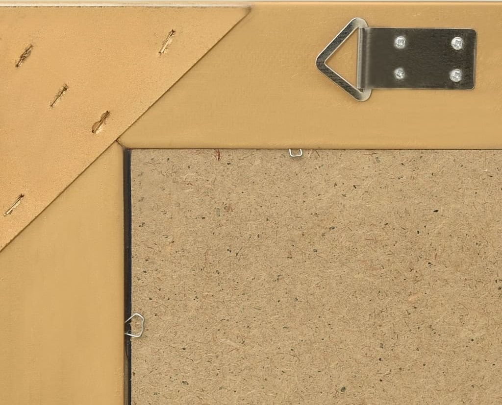 The Living Store Wandspiegel im Barock-Stil 60x60 cm Golden Produktbild 5