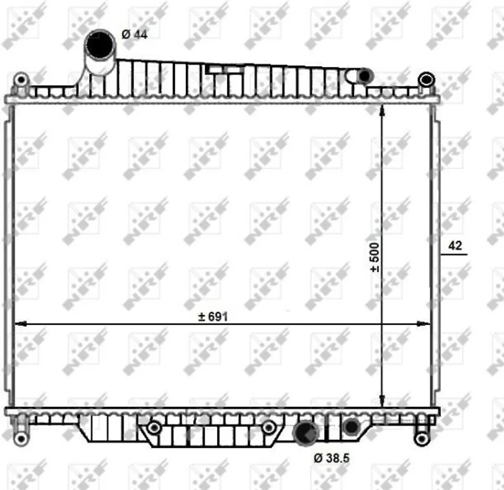 Radiateur de Refroidissement Moteur Land Rover Range Rover III Sport