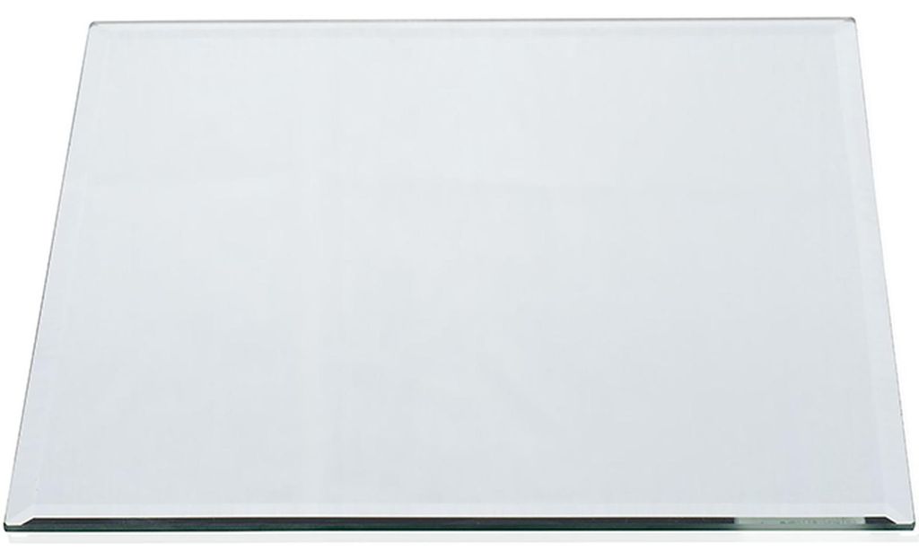 MIRROR square plate - silber - 25x25x0,5cm - Glas Produktbild 