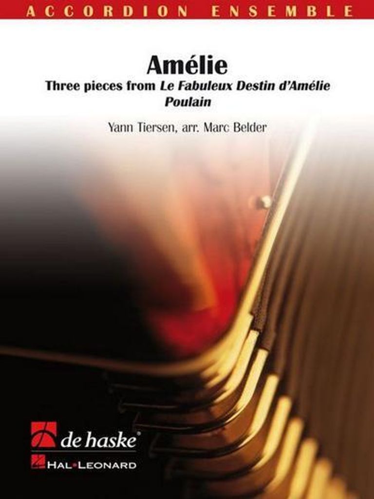 Amélie: für AkkordeonorchesterPartitur und Stimmen (4-4-4-4)