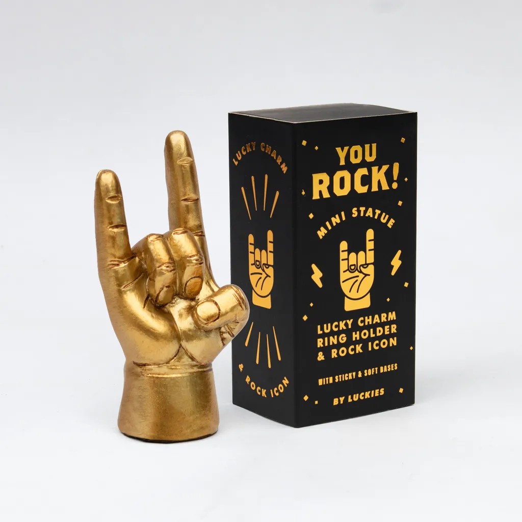 Comprare Porta Anelli Luckies You Rock Oro | Qualità e Stile Rock