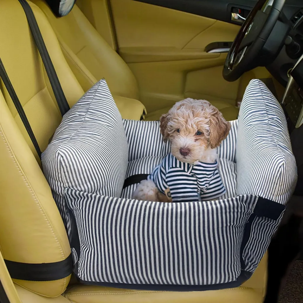 PillowPalette: Il Miglior Sedile Auto per Cani 52x52 Sicuro