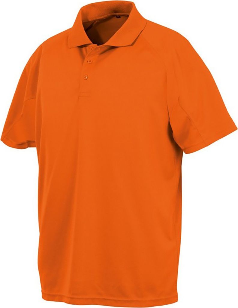 Spiro Impact Herren Performance Aircool Polo BC4115 (2XL) (Orange)