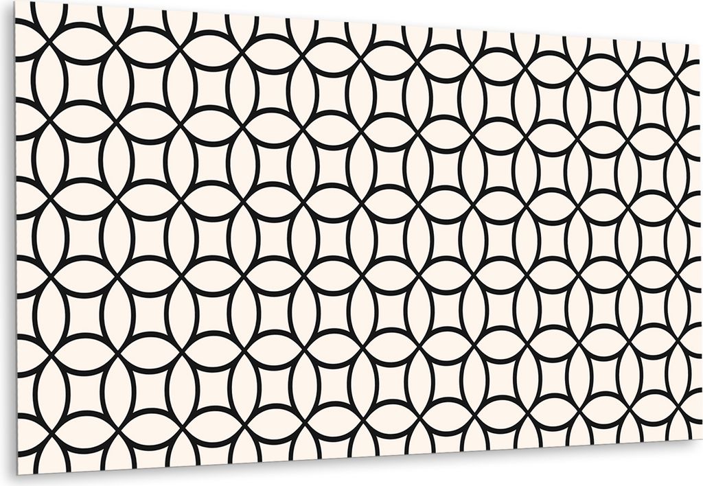 Geometrické Kruhy – Samolepicí Obklady na Zeď – PVC Obrázek produktu 