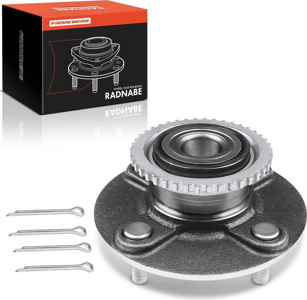 Frankberg 1x Radnabe Radlagersatz Hinterachse beidseitig für Nissan Micra II K11 1.0L 1.3L 1992-2000