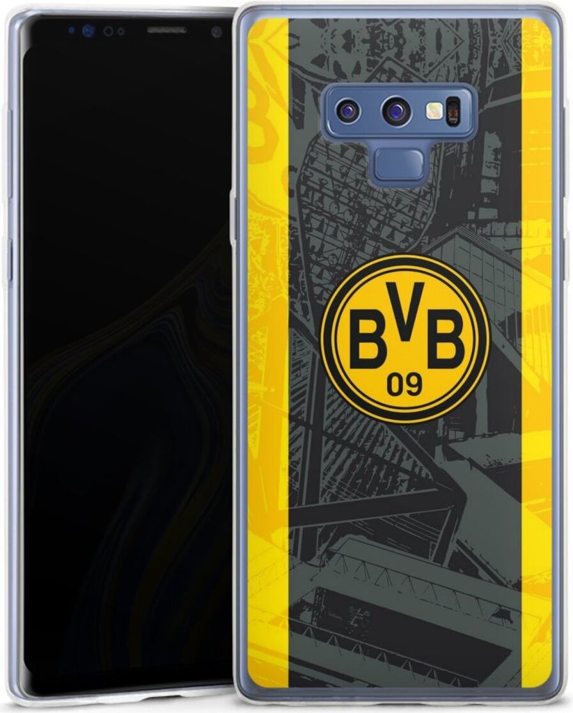 DeinDesign Slim Hülle für Samsung Galaxy Note 9 Silikon Case Ultra Dünn Handyhülle BVB Borussia Dortmund Stadion