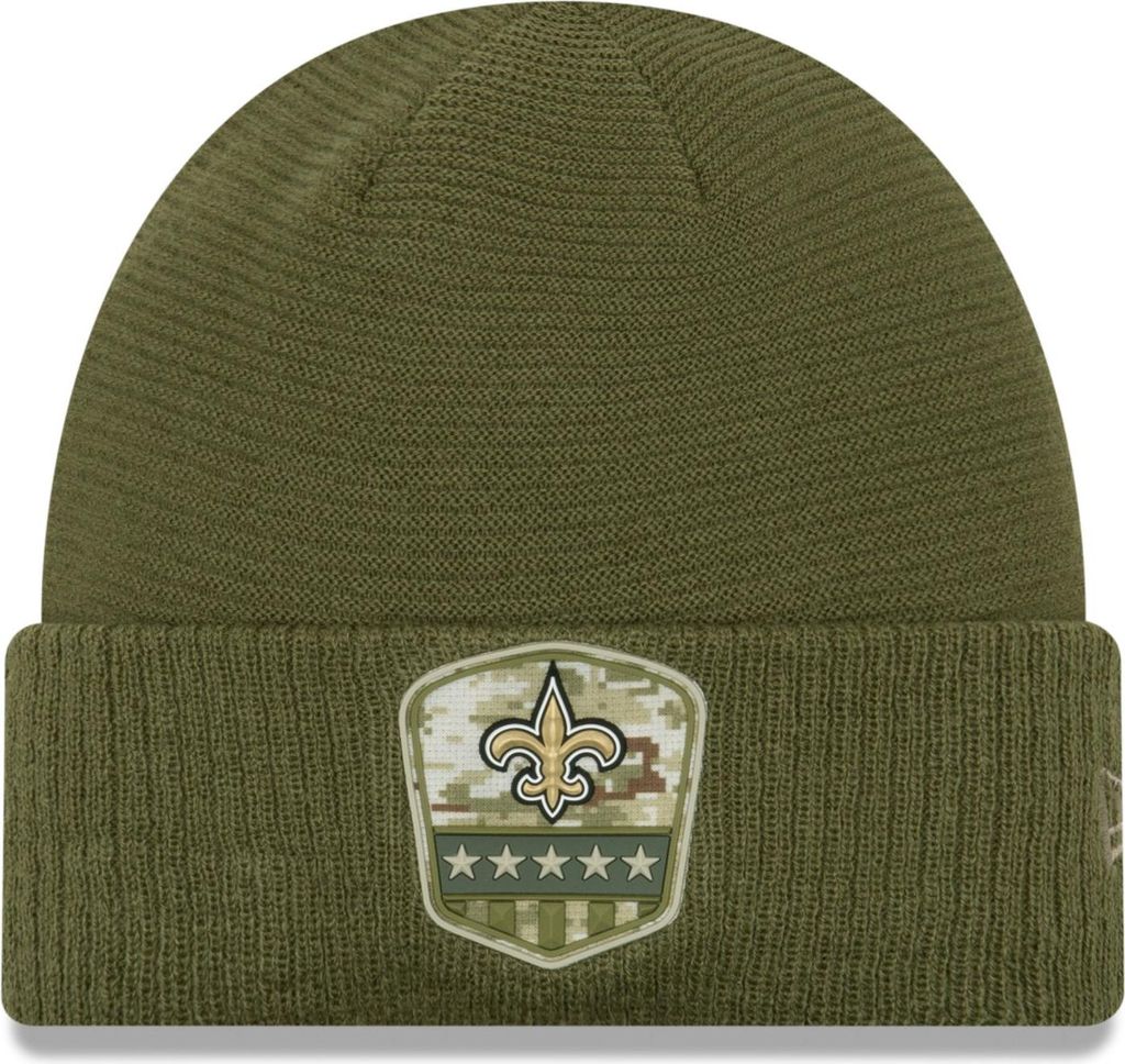 NFL Wollmütze New Orleans Saints Salute to Service Mütze Sideline 2019 NewEra