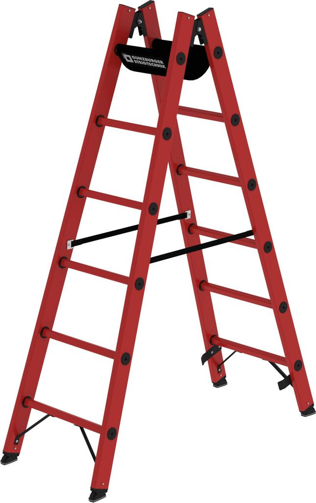Sprossen-Stehleiter GFK 2x6 Sprossen