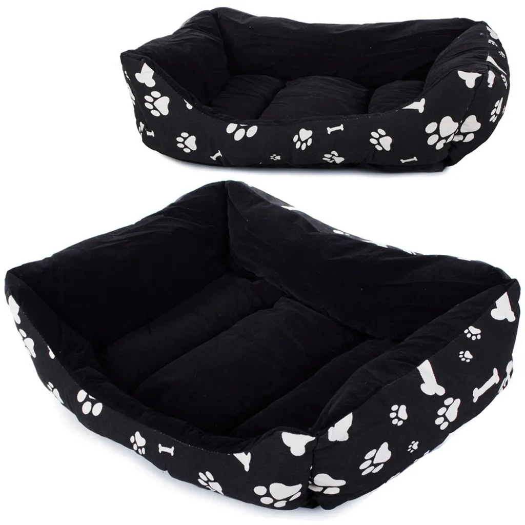 Couchage pour chien Verk 19002 - Panier Moelleux 54x45cm Coloris Noir L