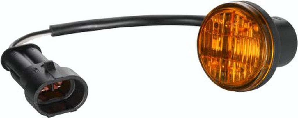 Zusatzblinkleuchte seitlicher Anbau 12 V LED gelb amber HELLA für HAKO