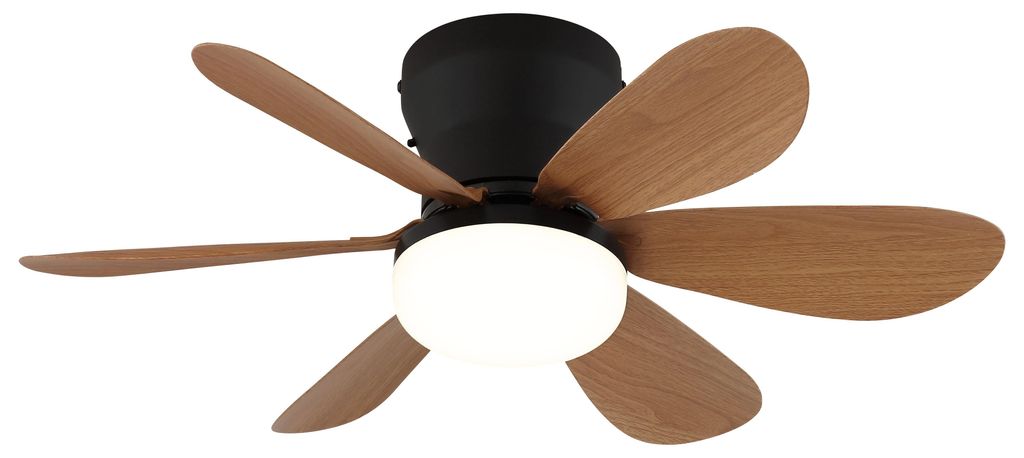 Mini stropný ventilátor s LED osvetlením a diaľkovým Obrázok produktu 