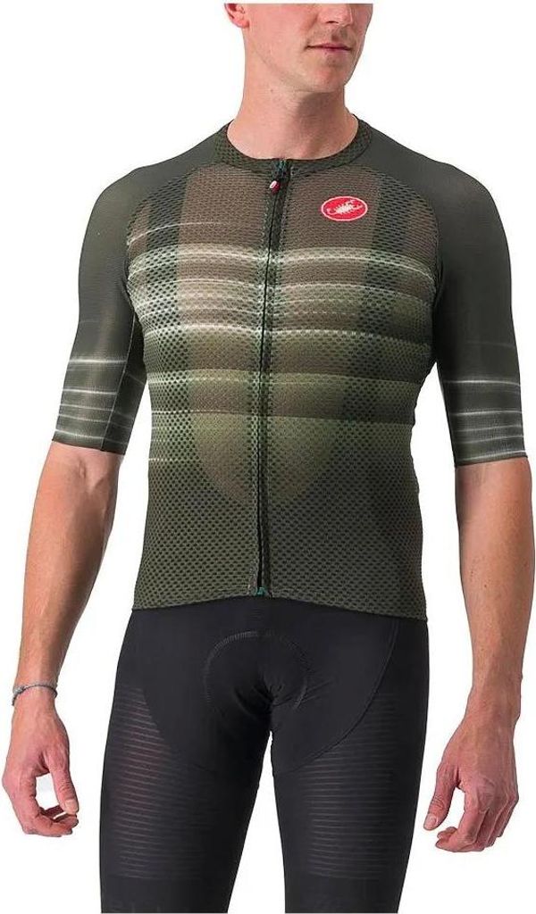 CASTELLI Kurzarm Fahrradtrikot - CLIMBER'S 3.0 SL2 - Grün XL