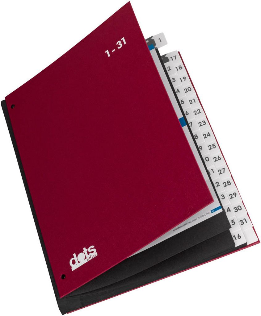 dots Pultordner 1-31 rot