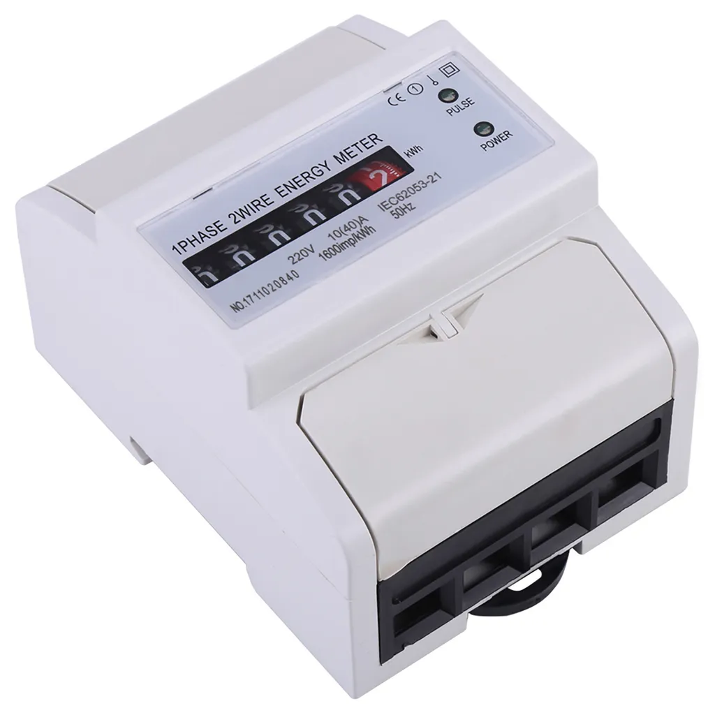 Sous-compteur électrique monophasé pour tableau modulaire rail DIN 40A