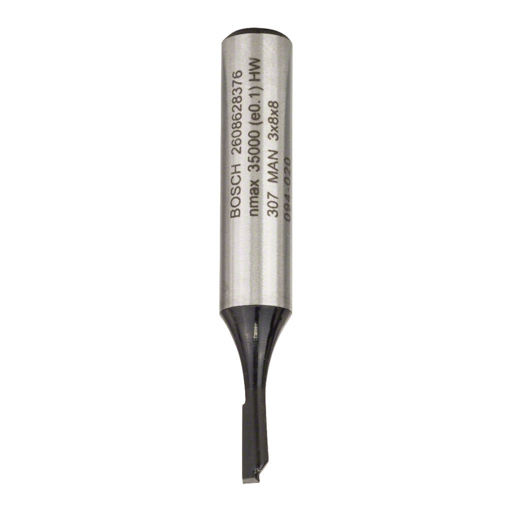 PRO Nutfräser, einschneidig, Ø 3 x L 8, Schaft 8 mm Produktbild 