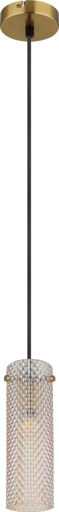 Sublimez votre plafond avec la suspension dorée ambre - Design 120 cm