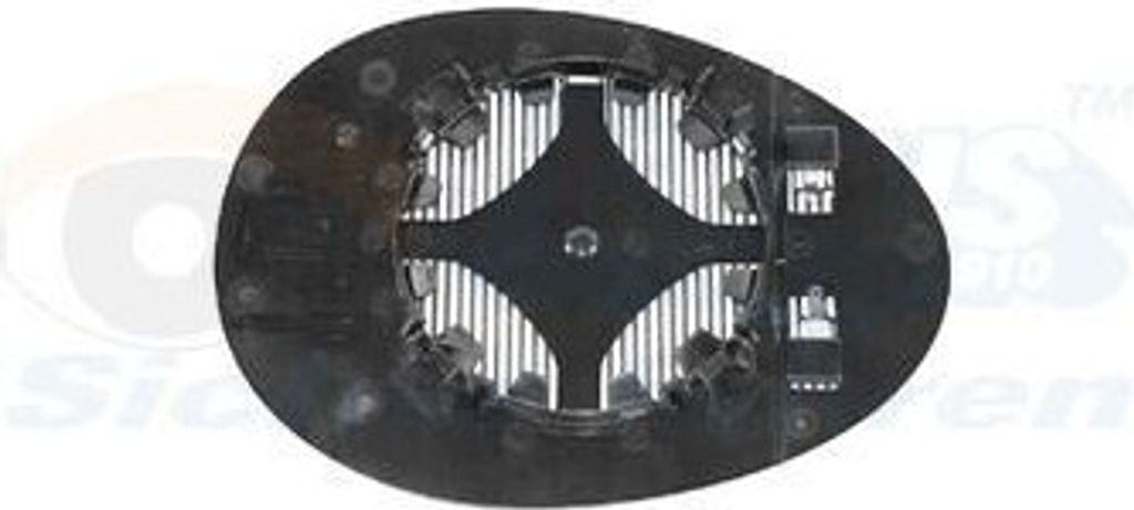 VAN WEZEL Spiegelglas Außenspiegel Links für MINI Schrägheck (R56) Asphärisch Beheizbar 0506837