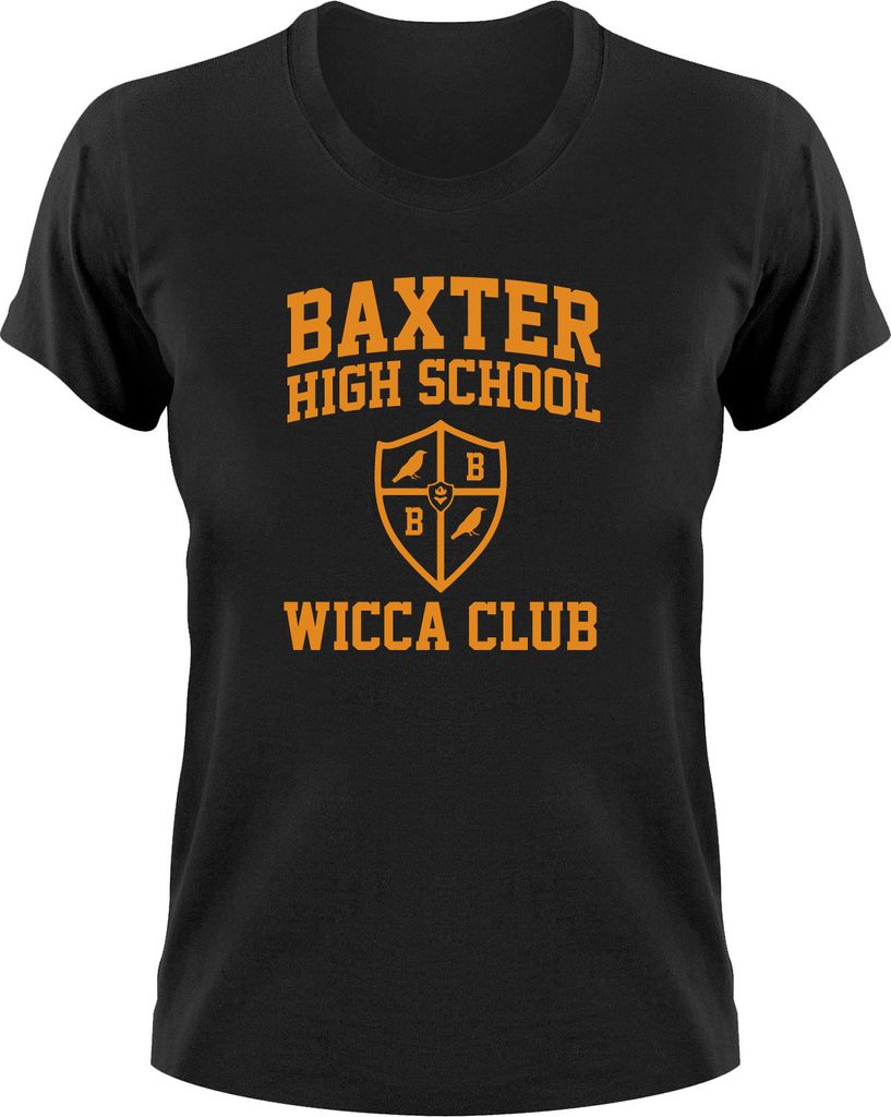 Styletex23 T-Shirt Baxter High School Wicca Club Sabrina, Damen schwarz, L