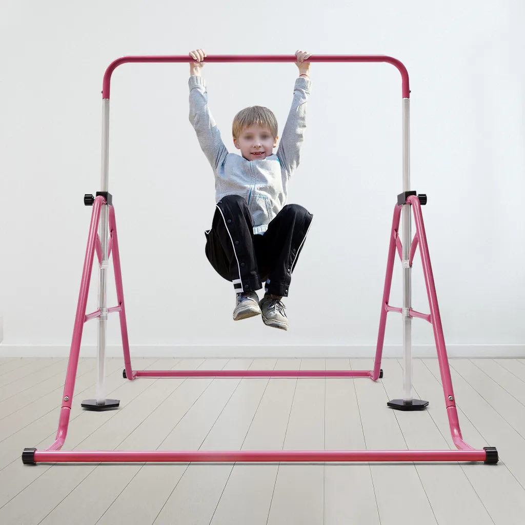 Barre d'entraînement de gym stable et ajustable avec structure renforcée - 8