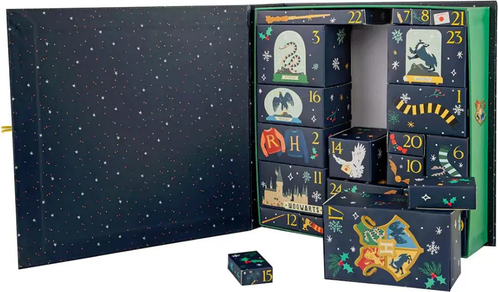 Calendrier de l'Avent Harry Potter 2024 avec 24 Surprises Magiques