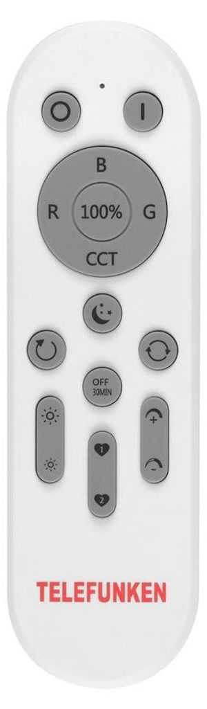 Fernbedienung CCT W weiß Kunststoff Telefunken Produktbild 