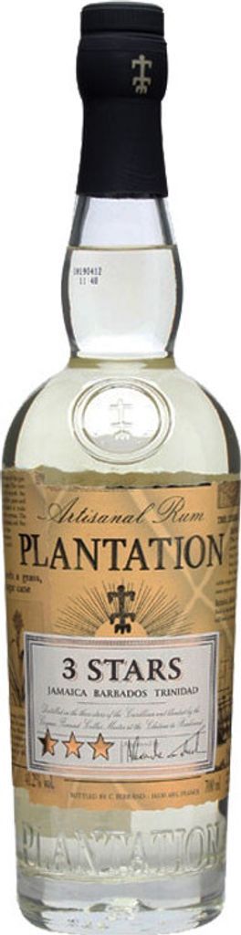 Plantation 3 Stars White Rum 0,7 Liter Produktbild 