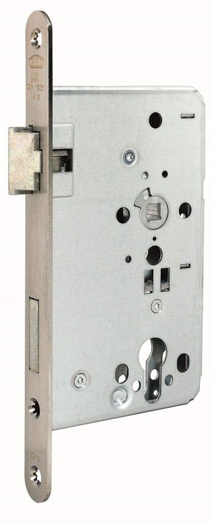 FORMAT Einsteckschloss Kl.3, PZW, 65/72/8, Niro-Stulp rd. Produktbild 