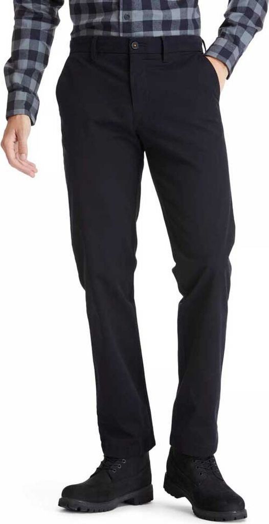 Timberland Squam Lake Stretch Twill Straight Chinohose Schwarz 30 / 32 Mann Schwarz 30