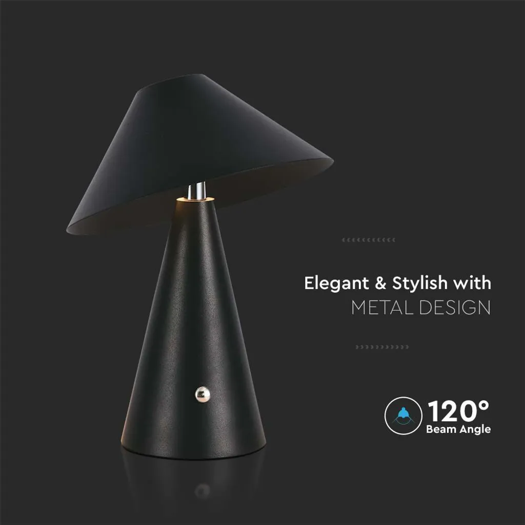 Lampe de bureau restaurant 3W 200lm LED USB rechargeable - Réf 7947 - 10