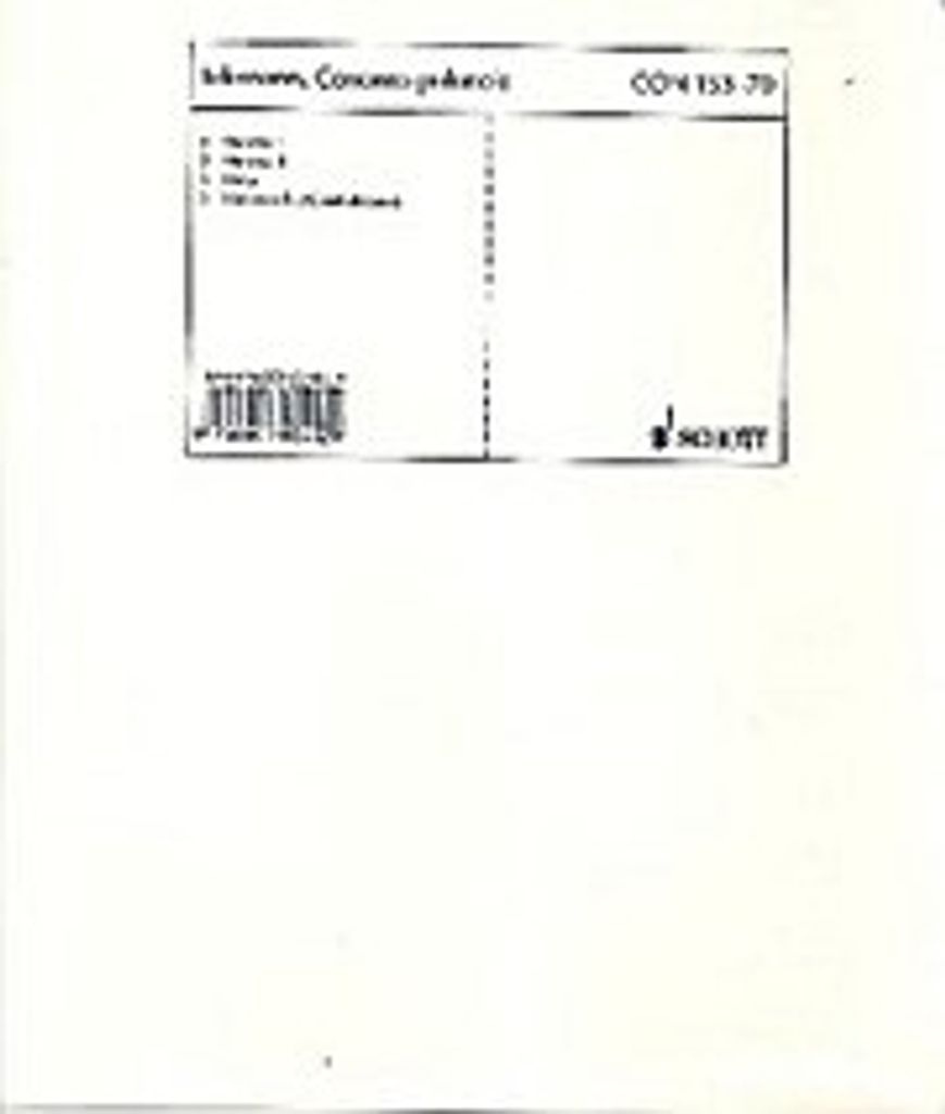 Concerto polonois G-Dur :für Streicher