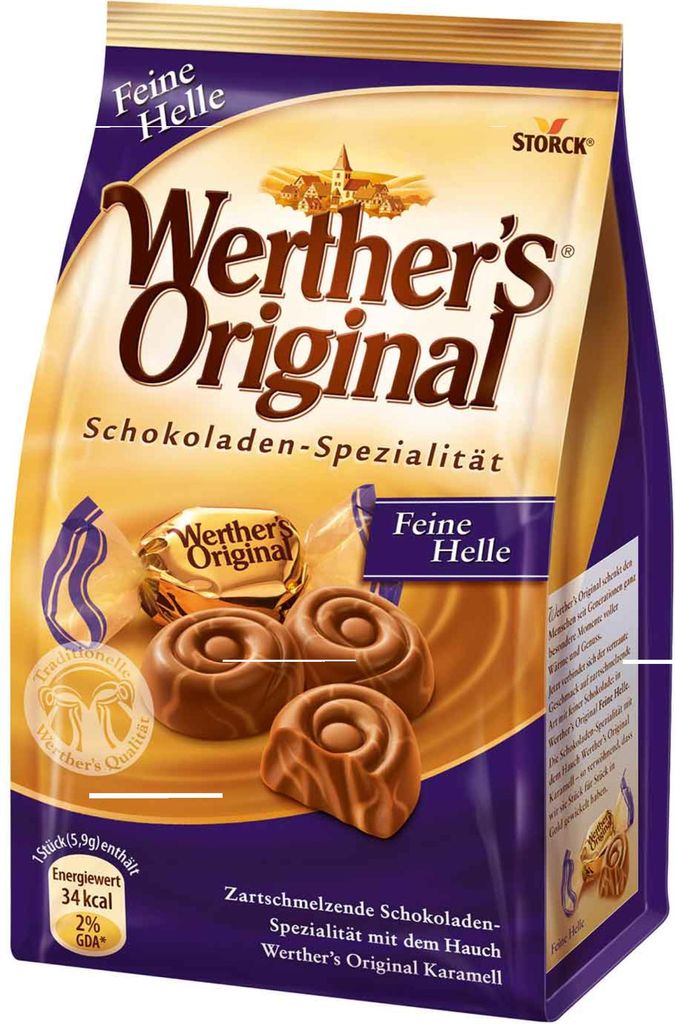 Werthers Original Chocolate Specialities Fine Light 153g Obrázok produktu 
