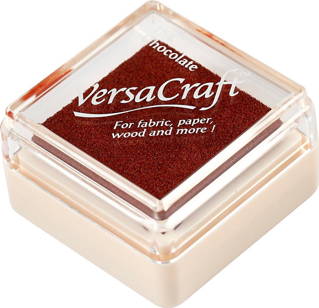 Tsukineko VersaCraft S Textil Stempelkissen Chocolate / Schokobraun