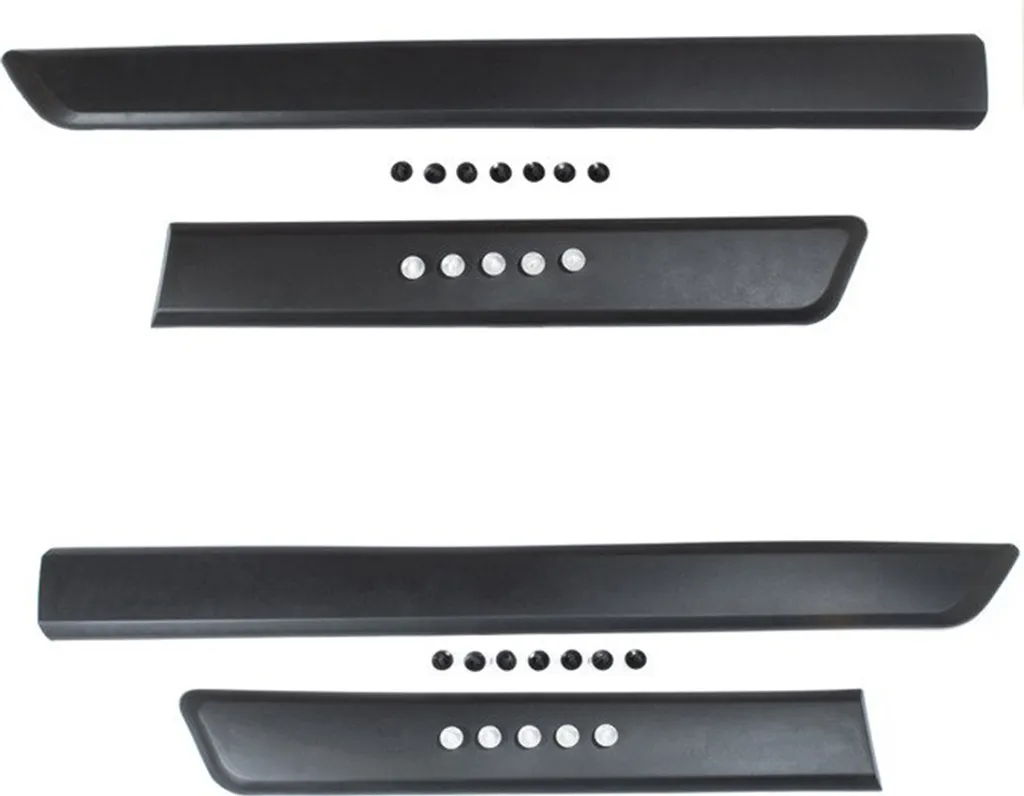 Moulures de portes latérales pour Bipper Fiorino Nemo kit de protection 4x