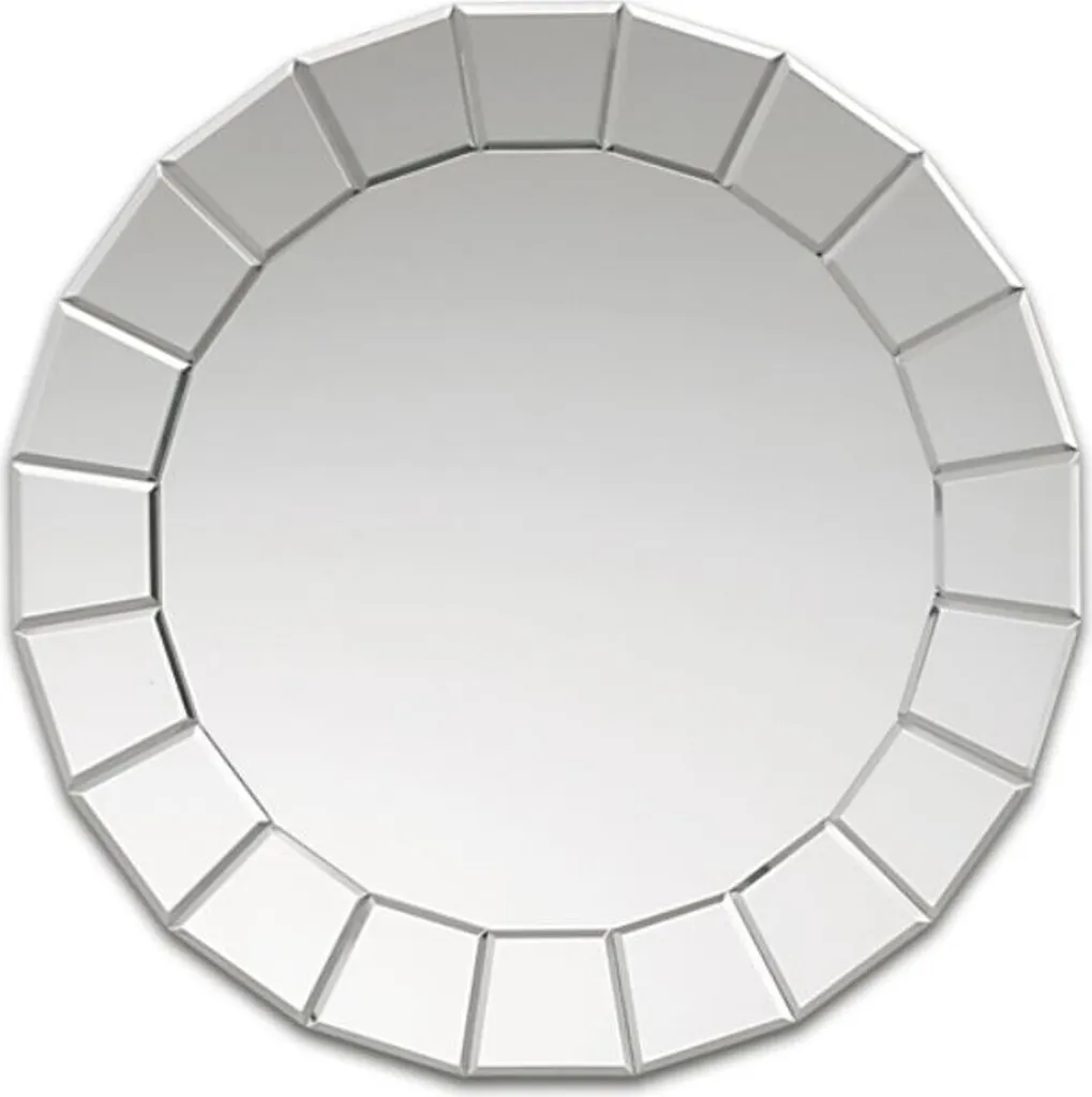Miroir Hôtel Restaurant Ø 61 cm - Casa Padrino Miroir de Luxe Rond Argent