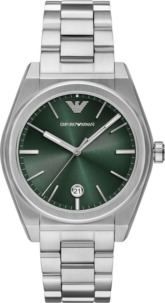 Zegarek męski EMPORIO ARMANI AR11621 zielony klasyczny Zdjęcie produktu 