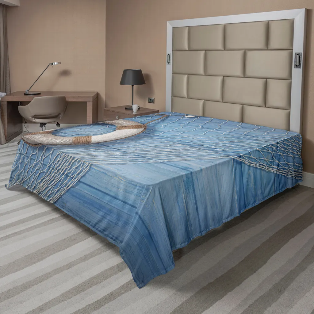 Drap de lit confortable Bouée de Sauvetage, impression numérique HD