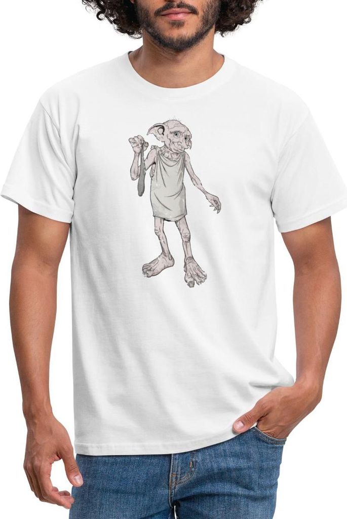 Spreadshirt Harry Potter Dobbys Geschenk Männer T-Shirt, XL, Weiß
