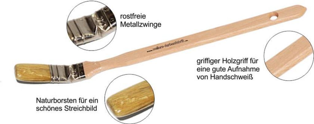 12 x 30mm Heizkörperpinsel | Beste Malerqualität